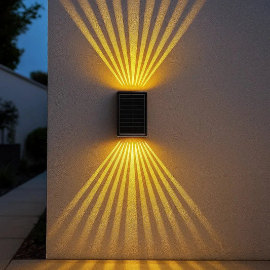 ColorBeam™ Solar Wall Light | Colorful Ambience Anywhere