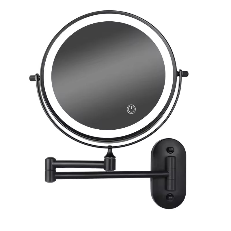 Illuminated Vanity Mirror with Adjustable Lighting for Makeup and Daily Use