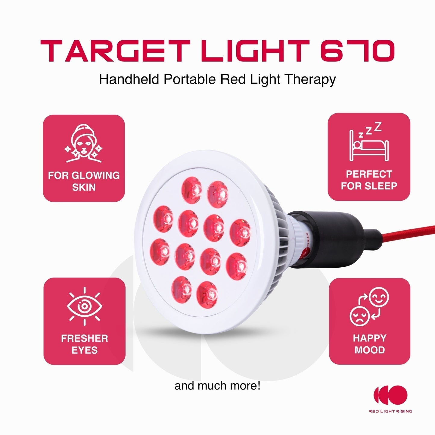 Handheld Red Light Therapy Unit for Convenient Home Treatment