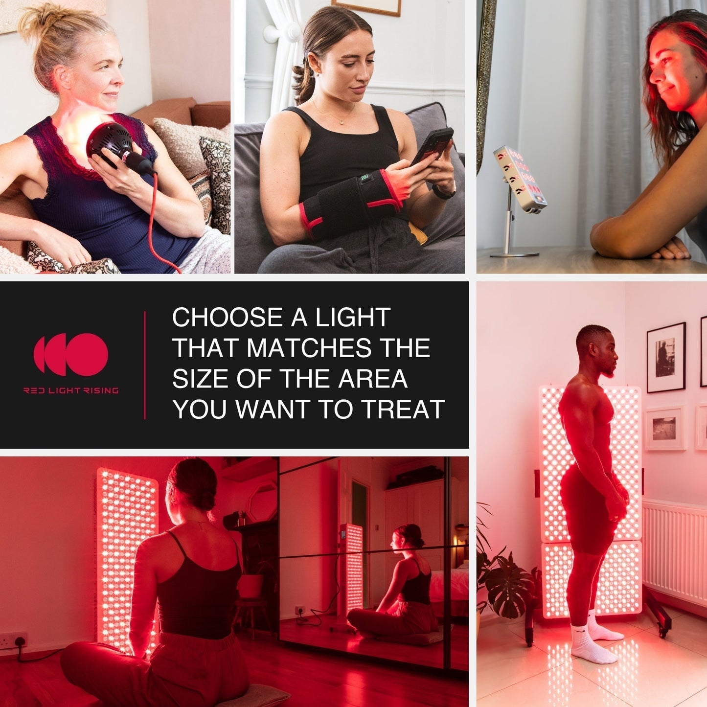 Handheld Red Light Therapy Unit for Convenient Home Treatment