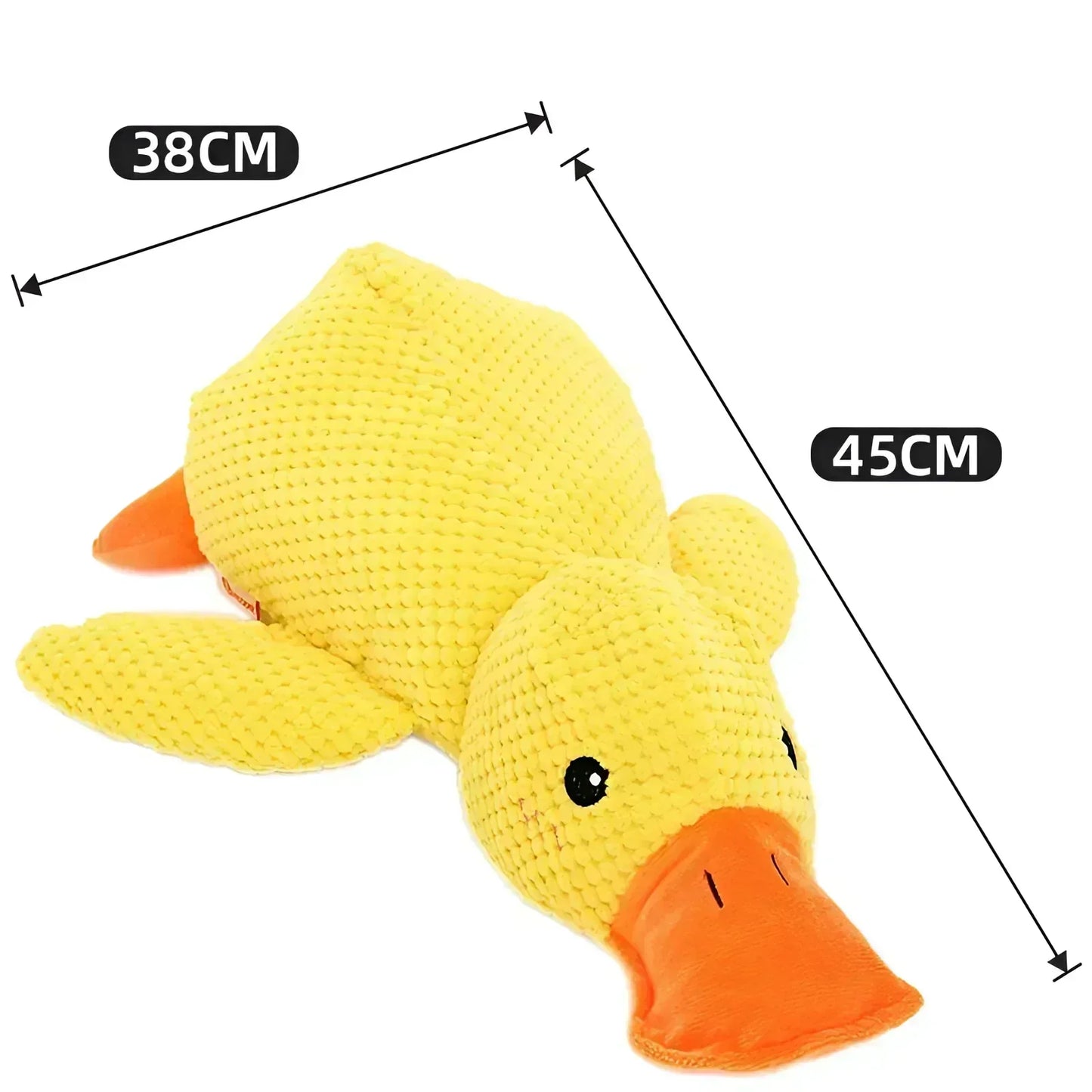 Large Soft Duck Plush Toy for Dogs – Durable with Quacking Sound