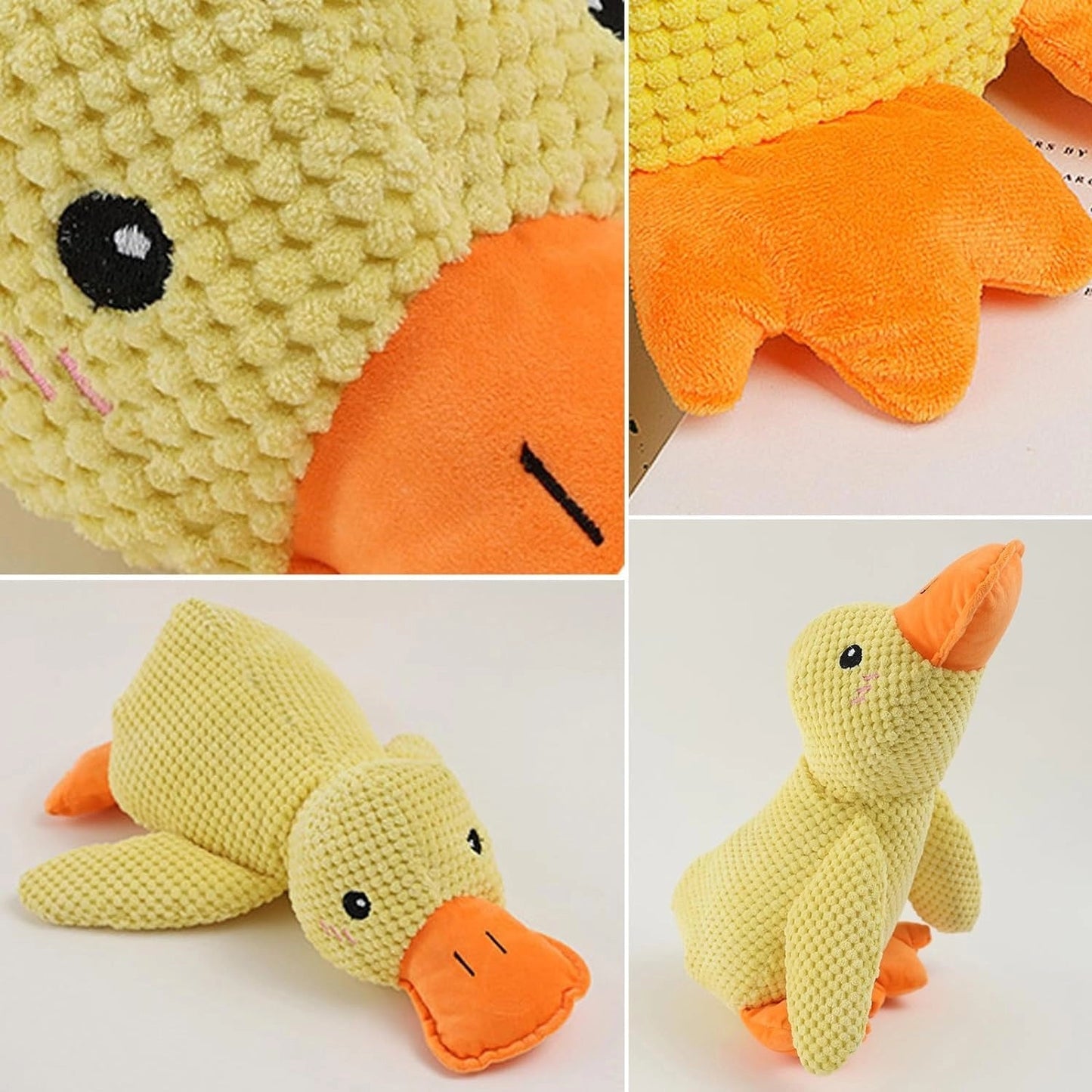 Large Soft Duck Plush Toy for Dogs – Durable with Quacking Sound
