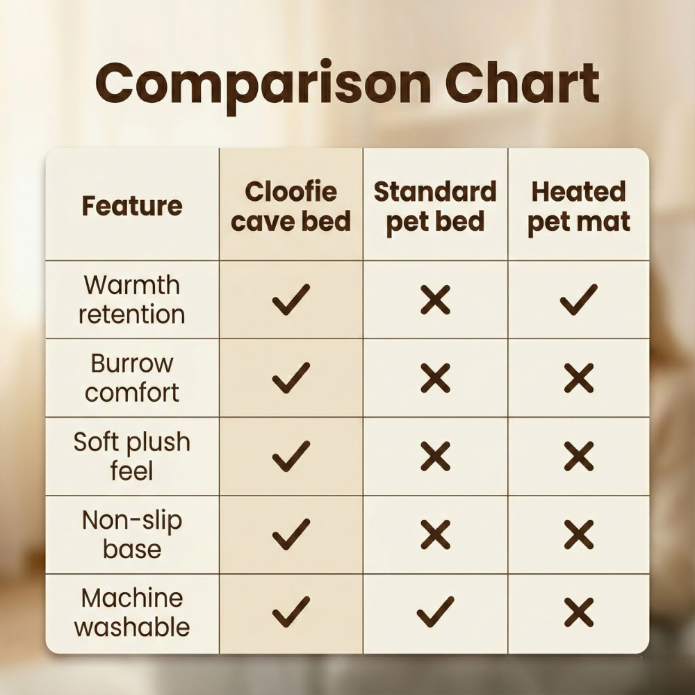 Cloofie™ – Plush Cave Bed for Cats (40% Off)