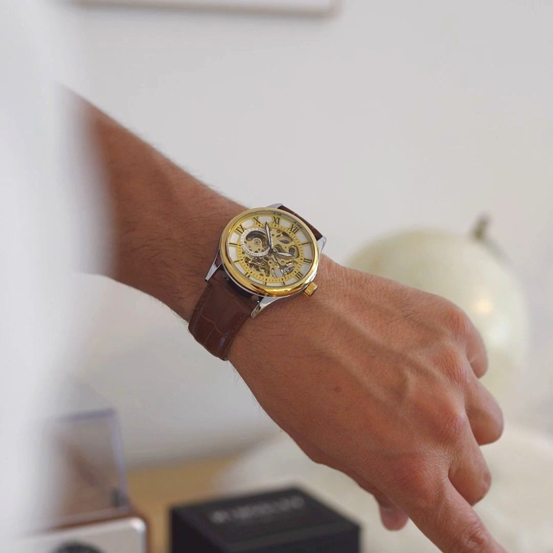 40mm Dial Automatic Stainless Steel Timepiece