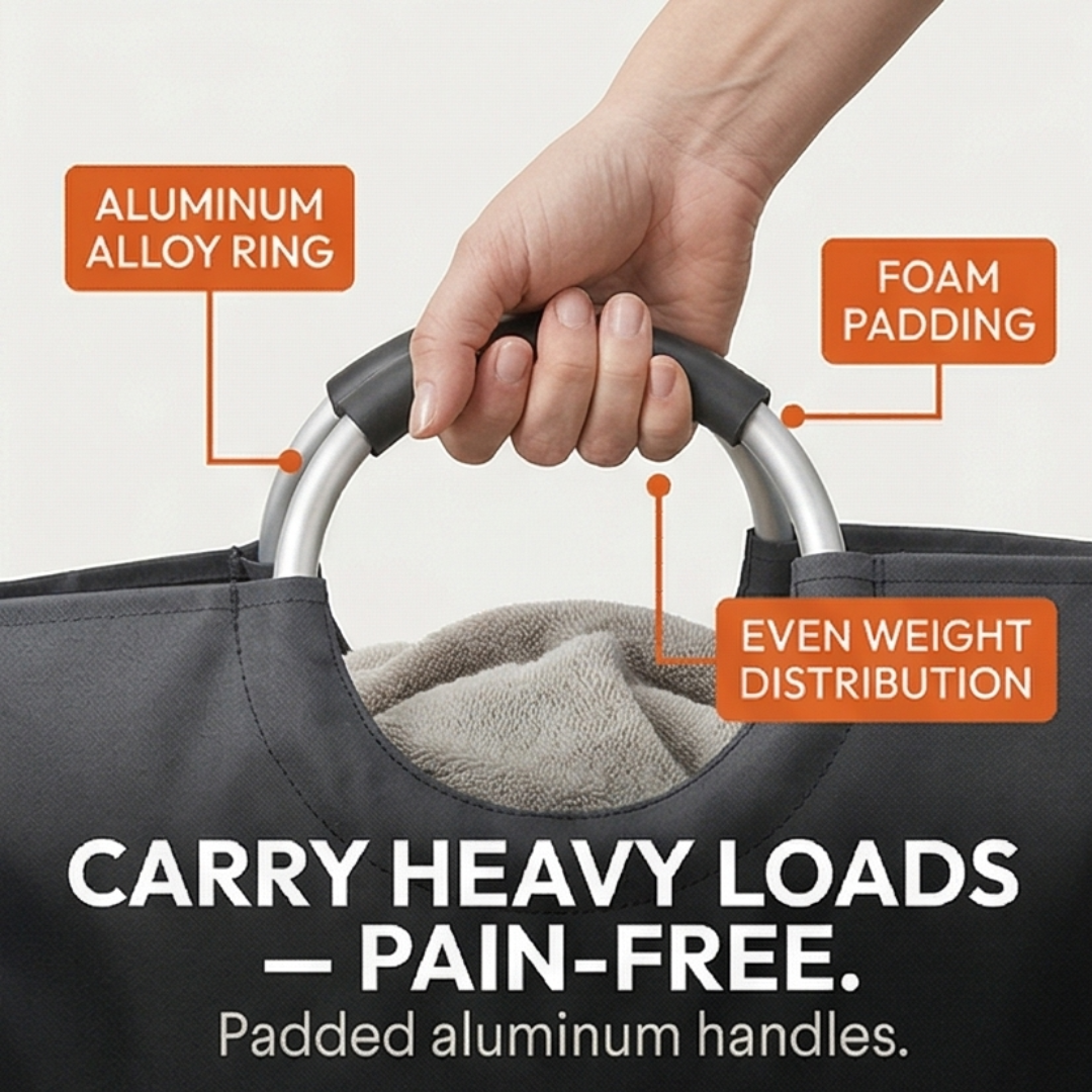 Carriva™ – Extra Large Collapsible Laundry Bag