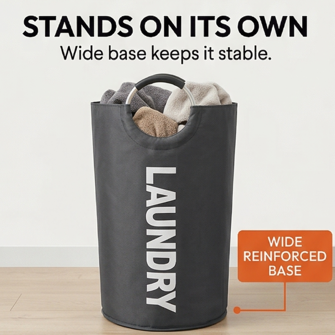 Carriva™ – Extra Large Collapsible Laundry Bag