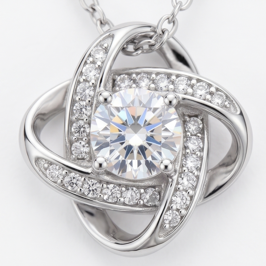 Adoria™ – "To My Daughter" Love Knot Necklace Gift Set