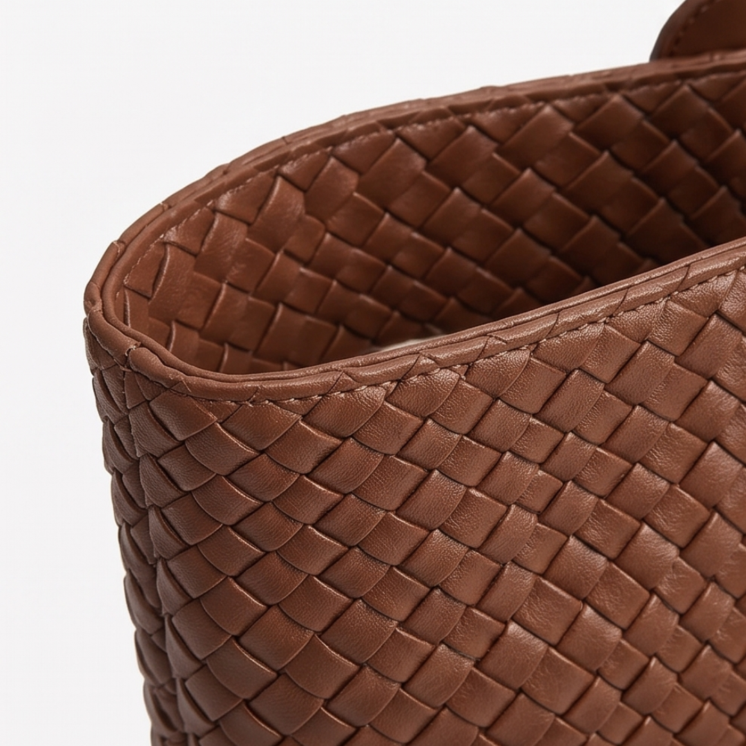 Ardenna™ – Woven Faux Leather Tote