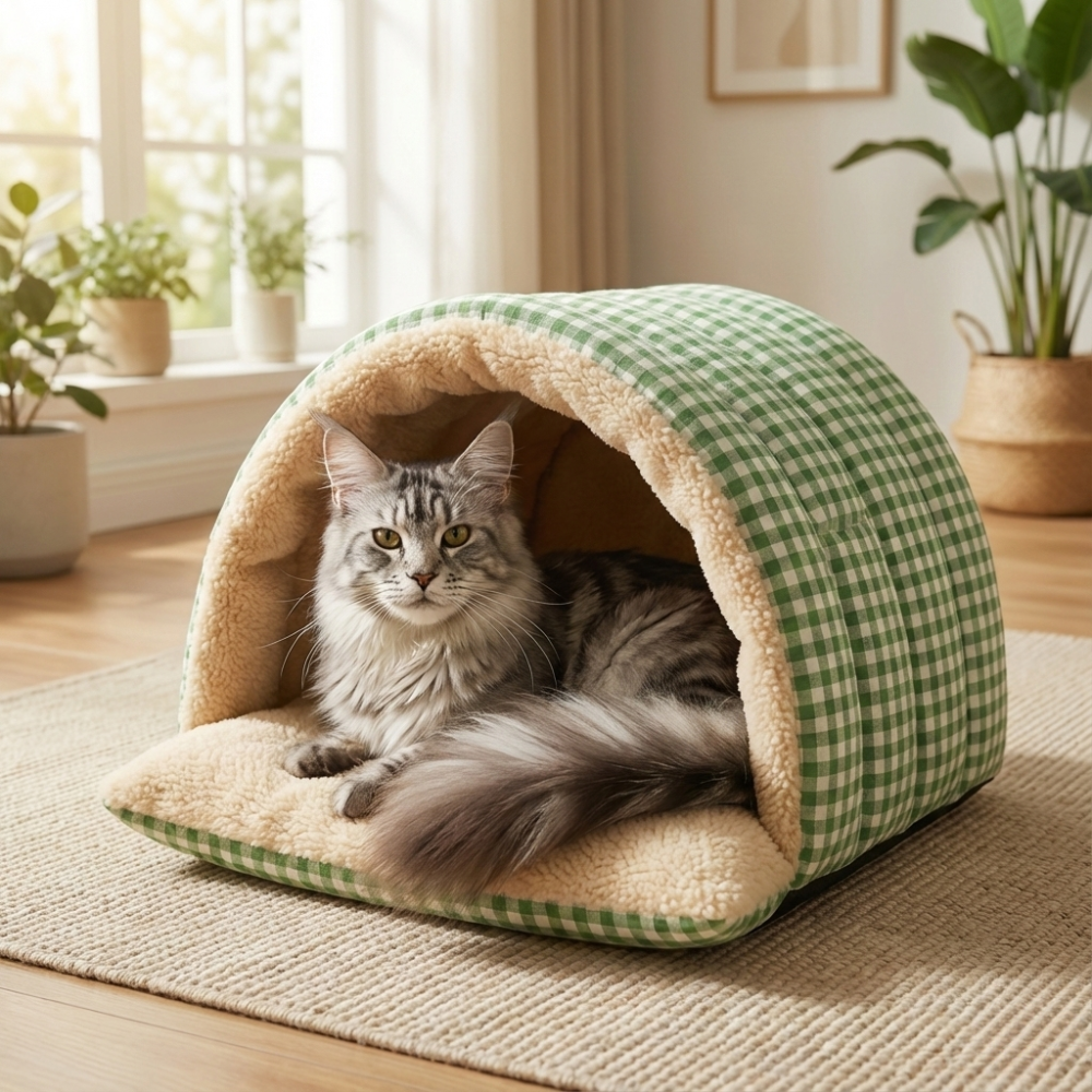 Cavina™ – Plush Pet Cave Bed