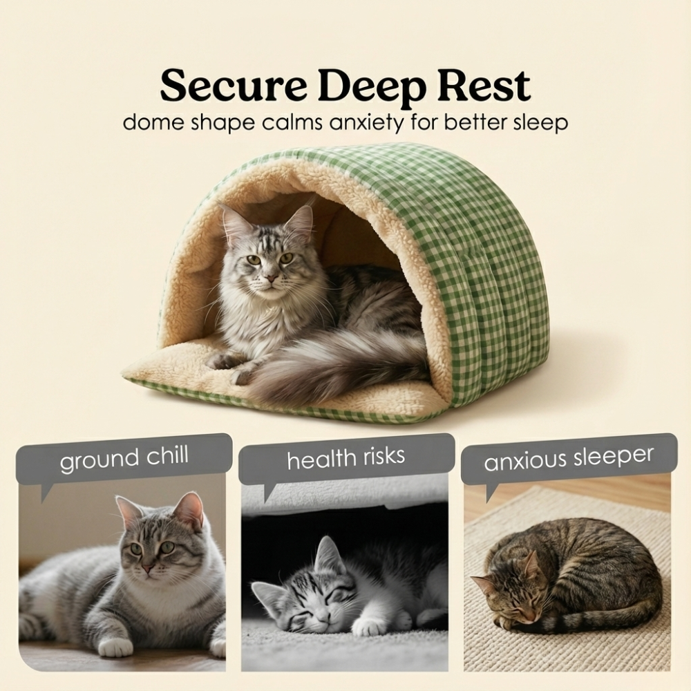Cavina™ – Plush Pet Cave Bed