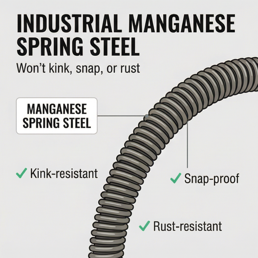 Clearcoil™ – Drill Powered Drain Cleaning Cable