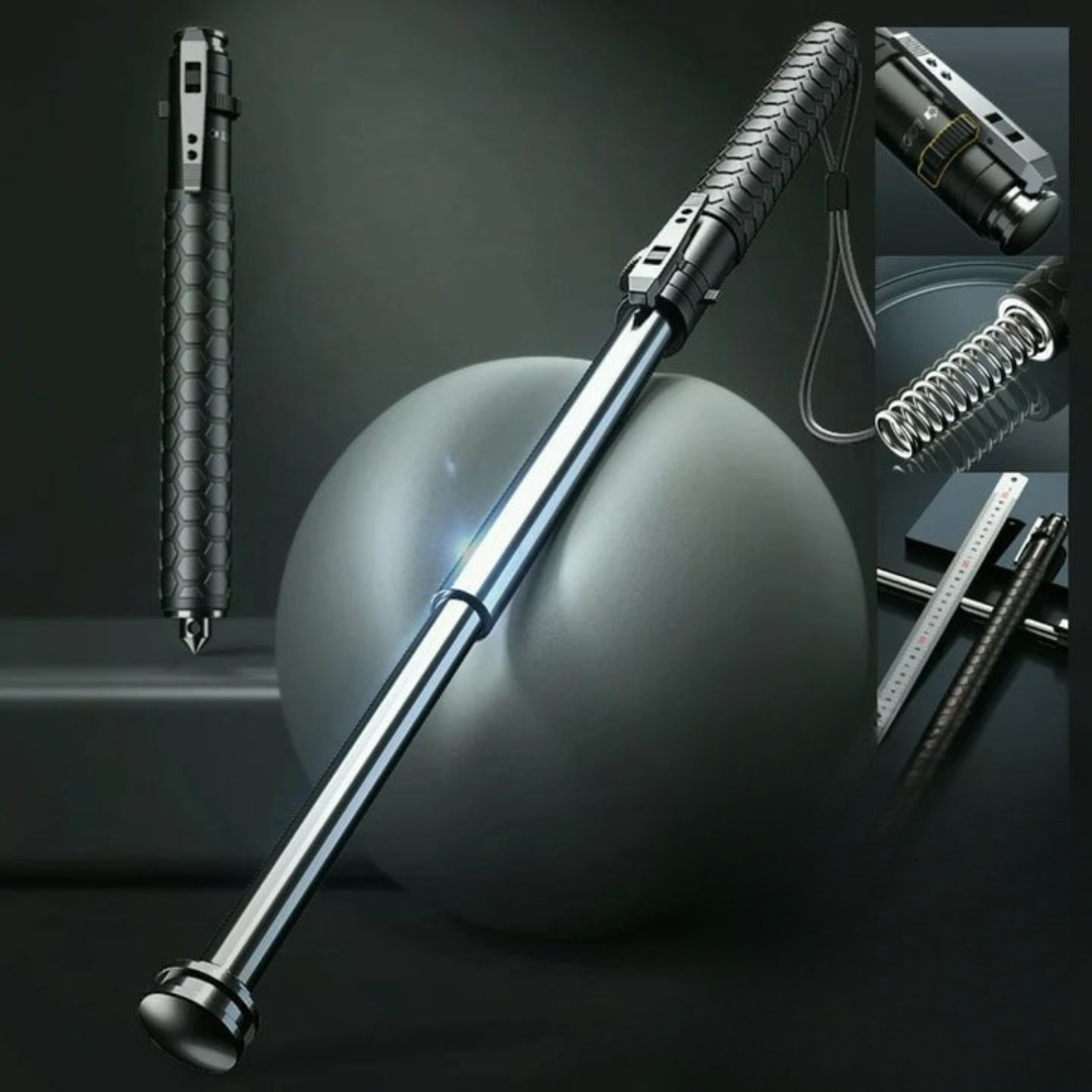 Automatic Self Defense Walking Stick for Hiking and Urban Safety