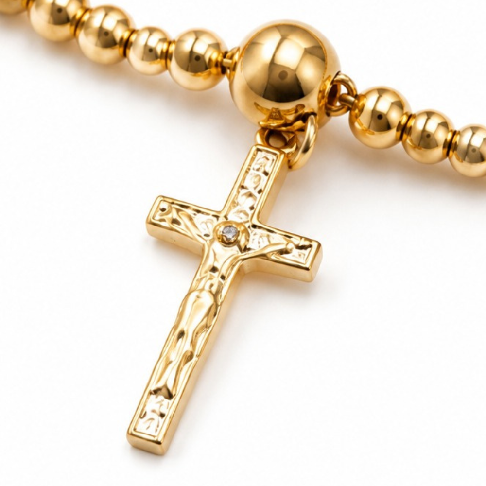 Belluna™ – Double Wrap Rosary Bracelet