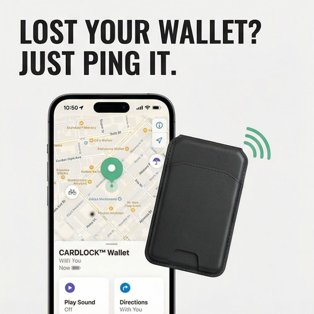 Cardlock™ Trackable MagSafe Wallet