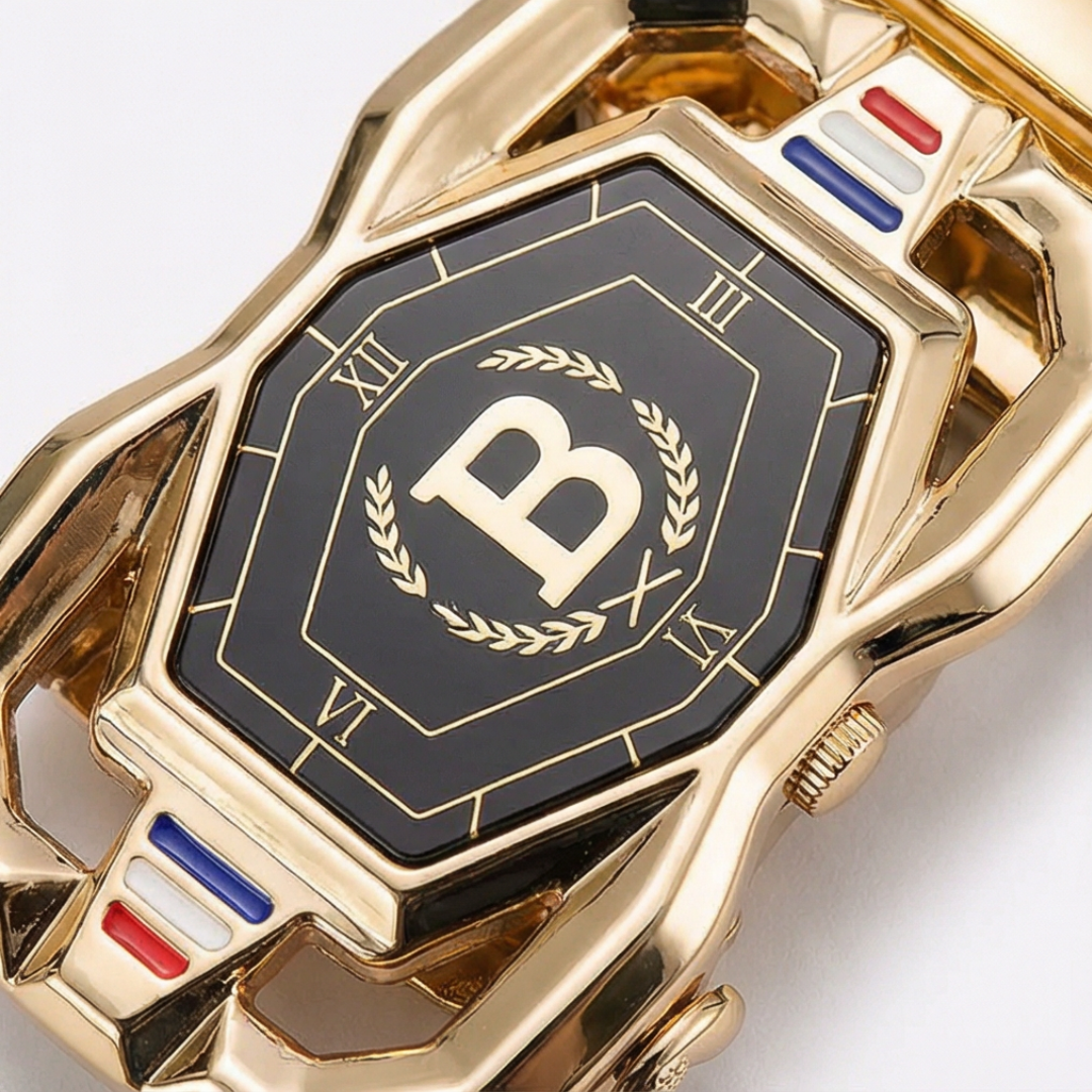 Beltoni™ Crocodile Leather Belt with Auto Lock Buckle