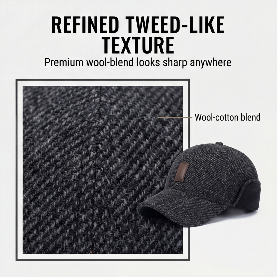 Coldguard™ – Fleece Lined Winter Baseball Cap with Ear Flaps