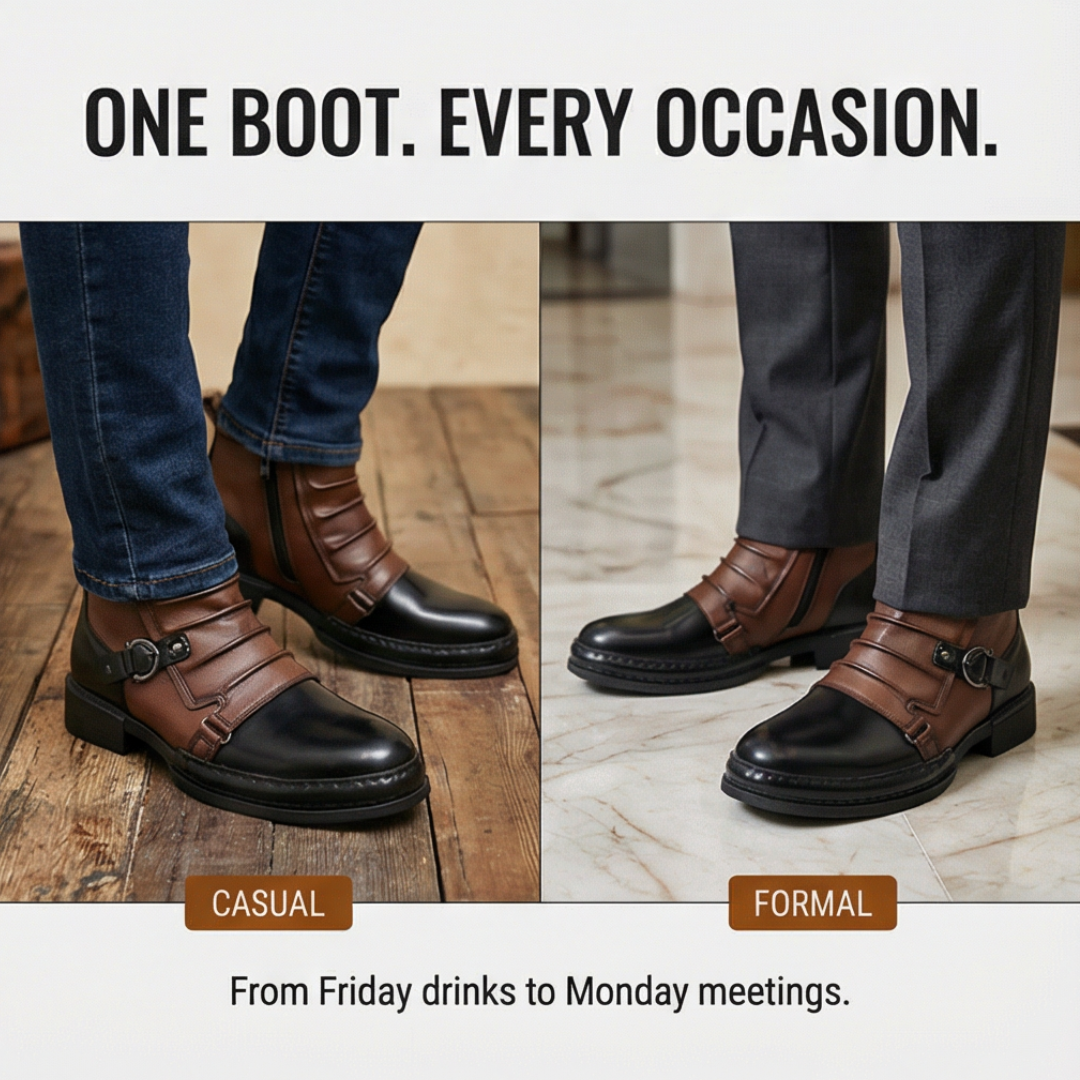 Cavalier™ Two-Tone Ankle Boots