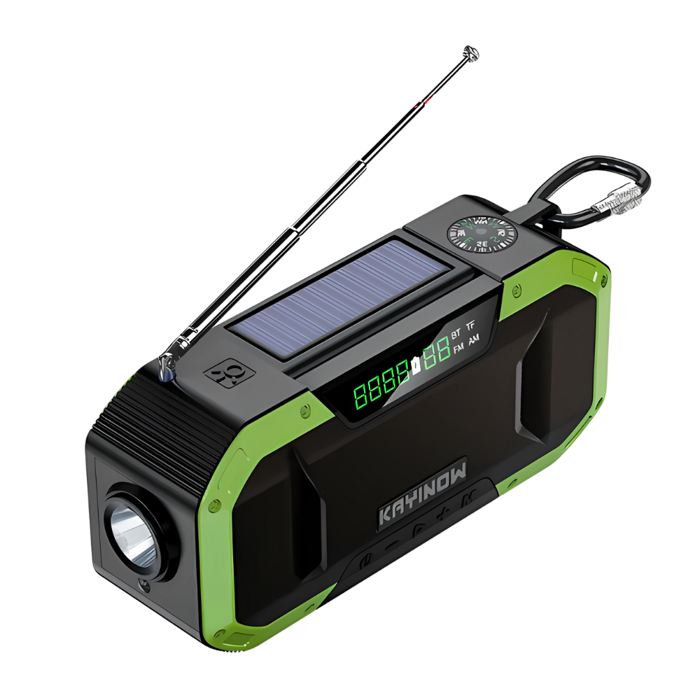 Multi-Function Safety Radio for Outdoor Use – Extended Battery Emergency Radio