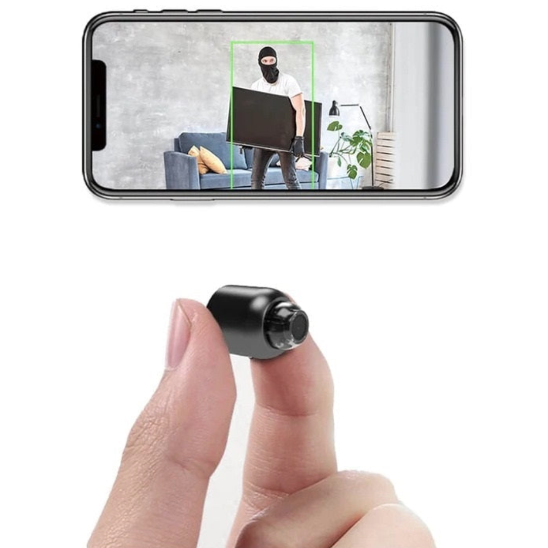 Compact Wireless Spy Camera with Audio for Caregiver Surveillance