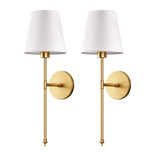 Wireless Wall Sconces | Transform your space with soft lighting - no wires, no hassle (Set of 2)