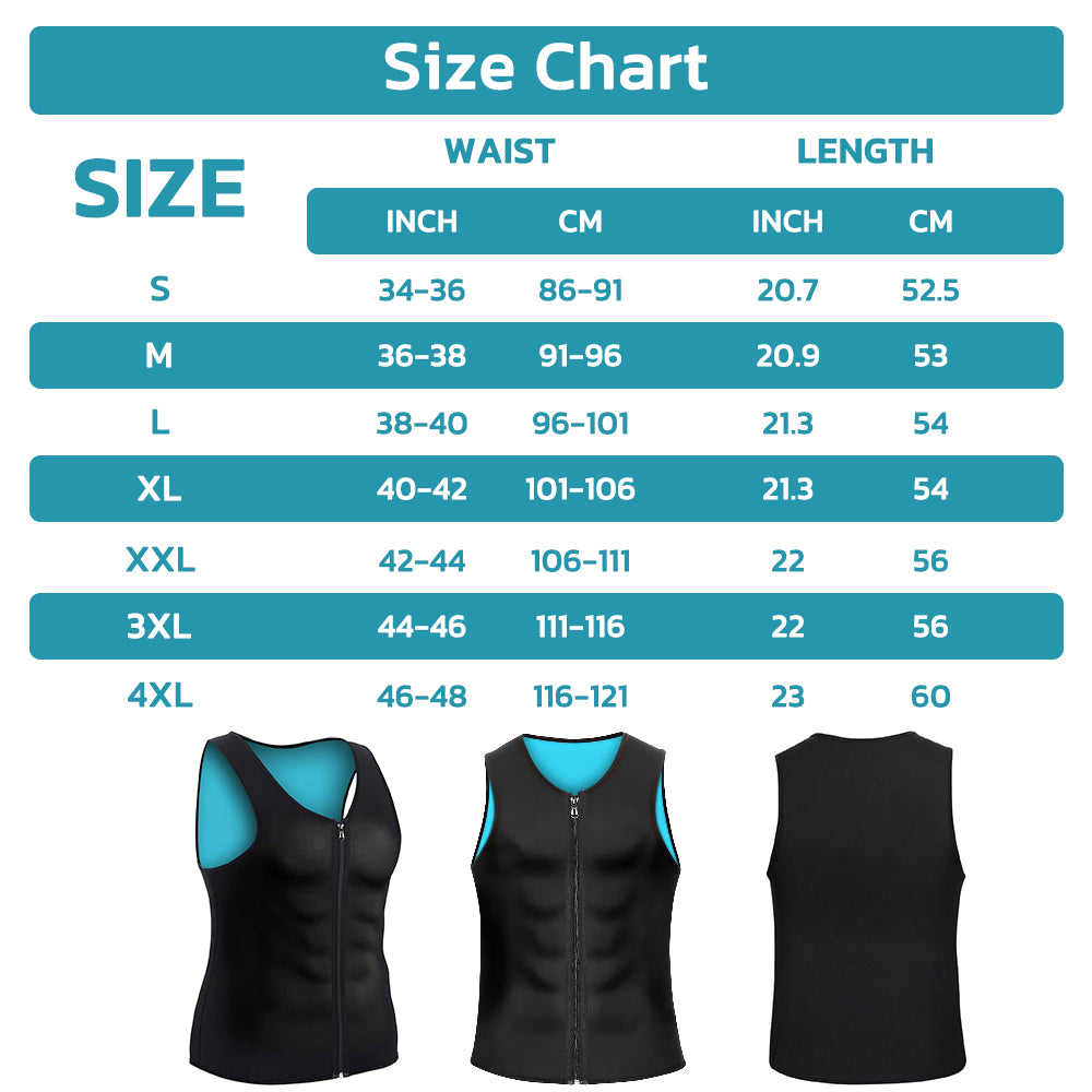 MANSON™ Gynecomastia Compress Zipper Vest