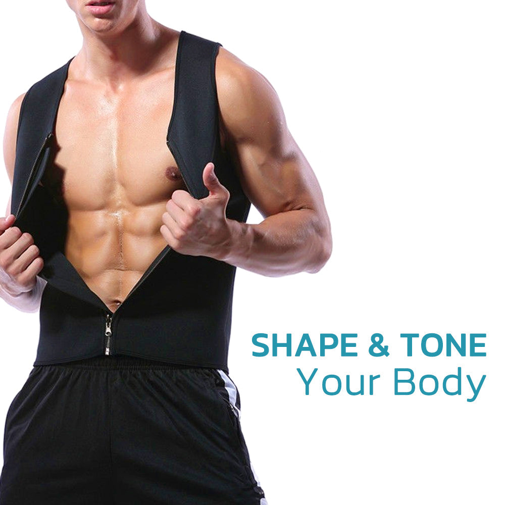 MANSON™ Gynecomastia Compress Zipper Vest