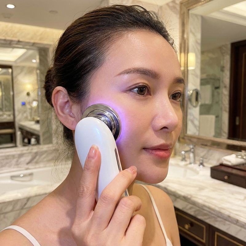 Facial Care Device for Skin Tightening Using Radio Frequency