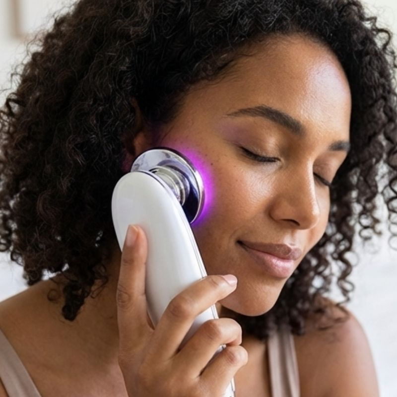 Facial Care Device for Skin Tightening Using Radio Frequency