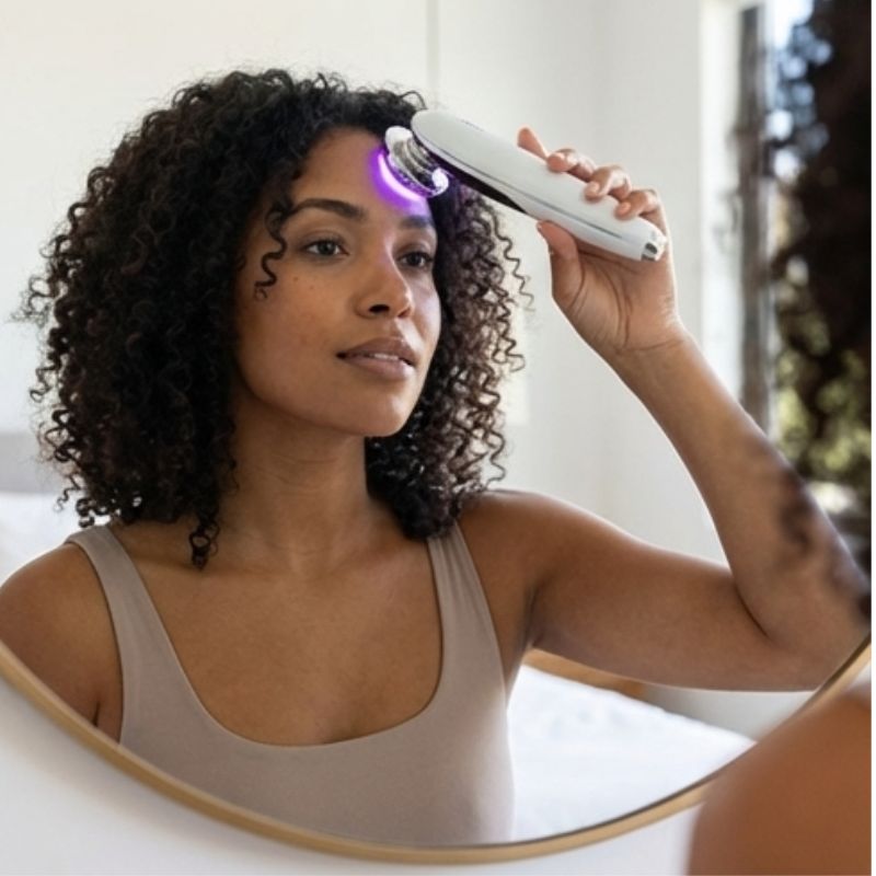 Facial Care Device for Skin Tightening Using Radio Frequency