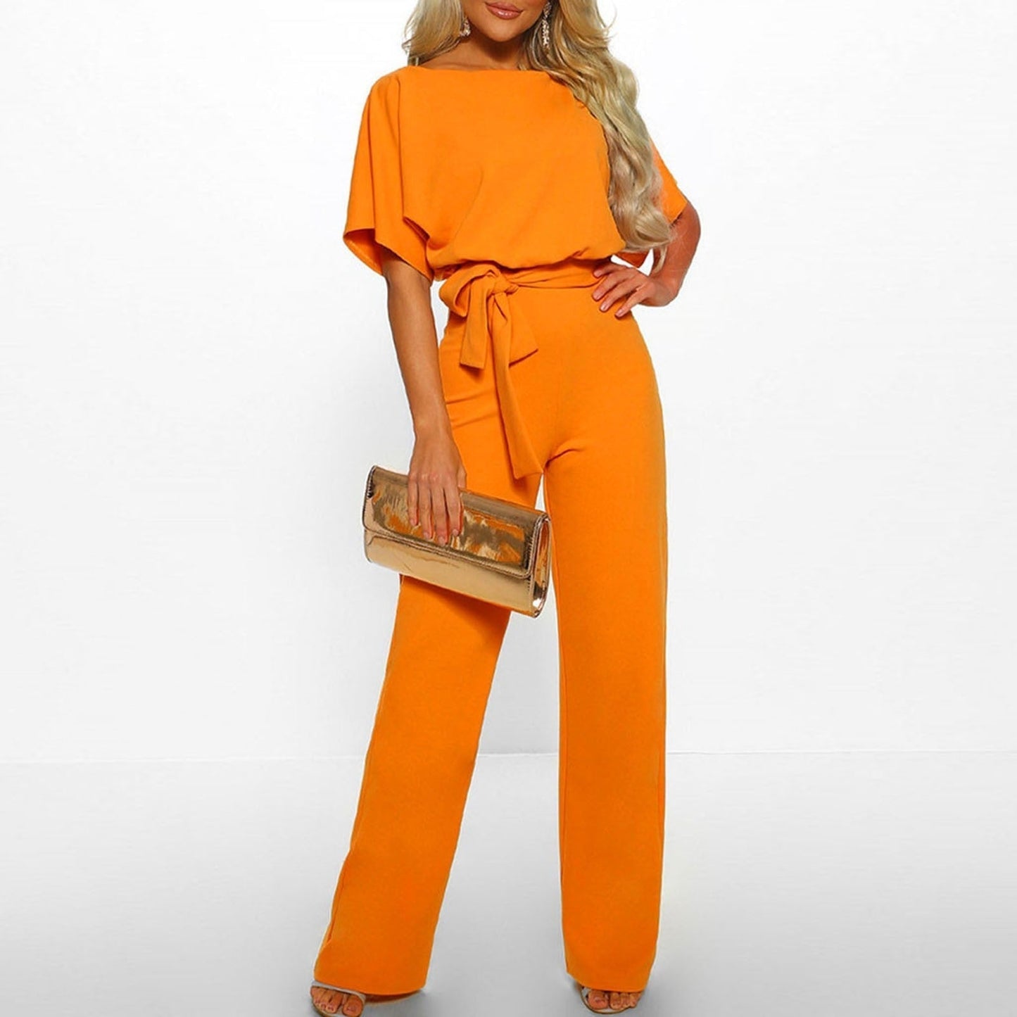 Chic One-Piece Jumpsuit for Women – Versatile Outfit for Casual and Dressy Occasions