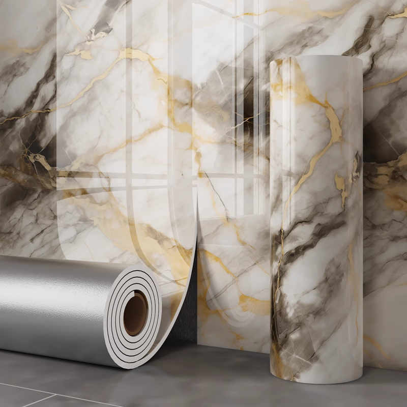 LuxaLuxe — 3D Wall Panel Wallpaper Roll for Modern Interior Accent Walls