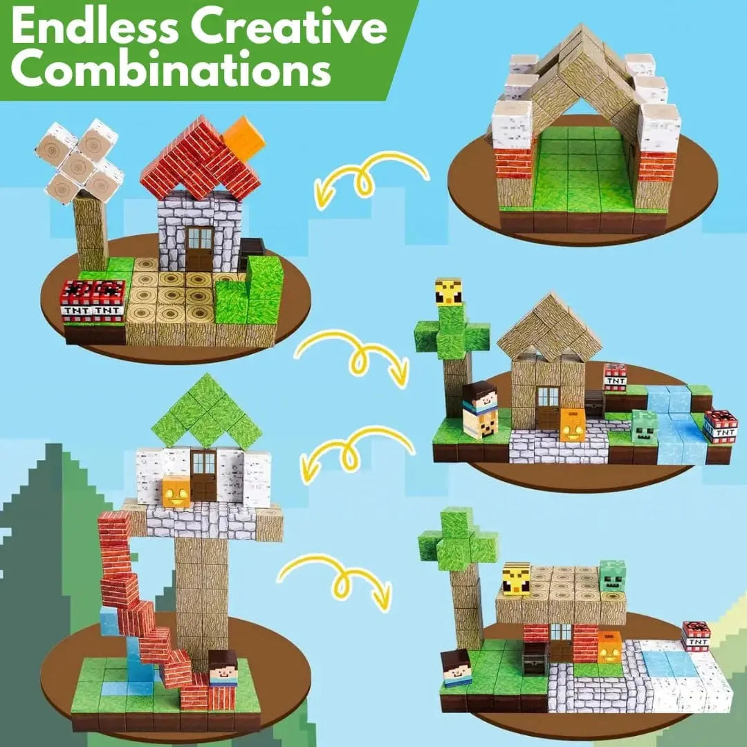BrilliBlocks - Ignite Creative Genius with Every Magnetic Click