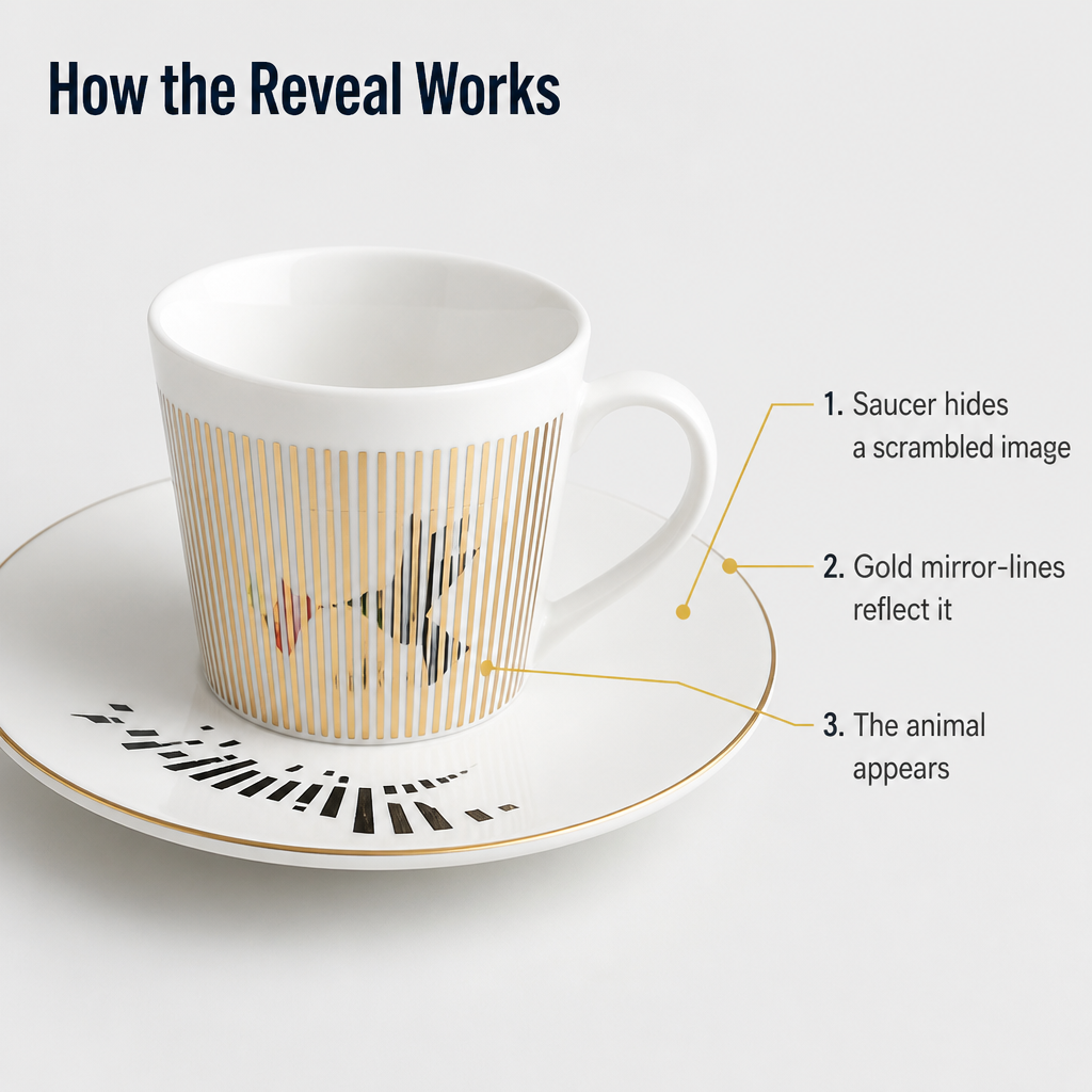 LumoraStream — Watch a Hidden Animal Appear the Moment Cup Meets Saucer