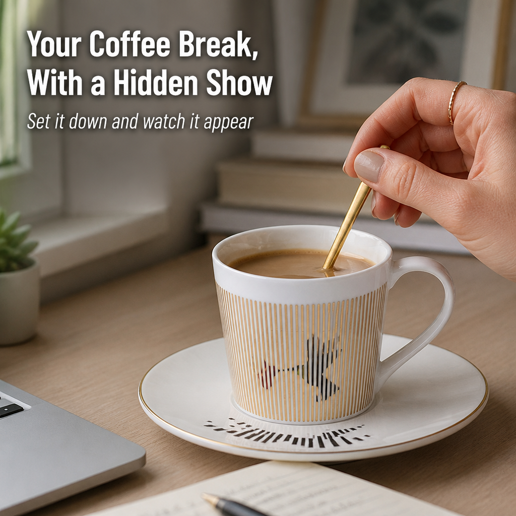 LumoraStream — Watch a Hidden Animal Appear the Moment Cup Meets Saucer