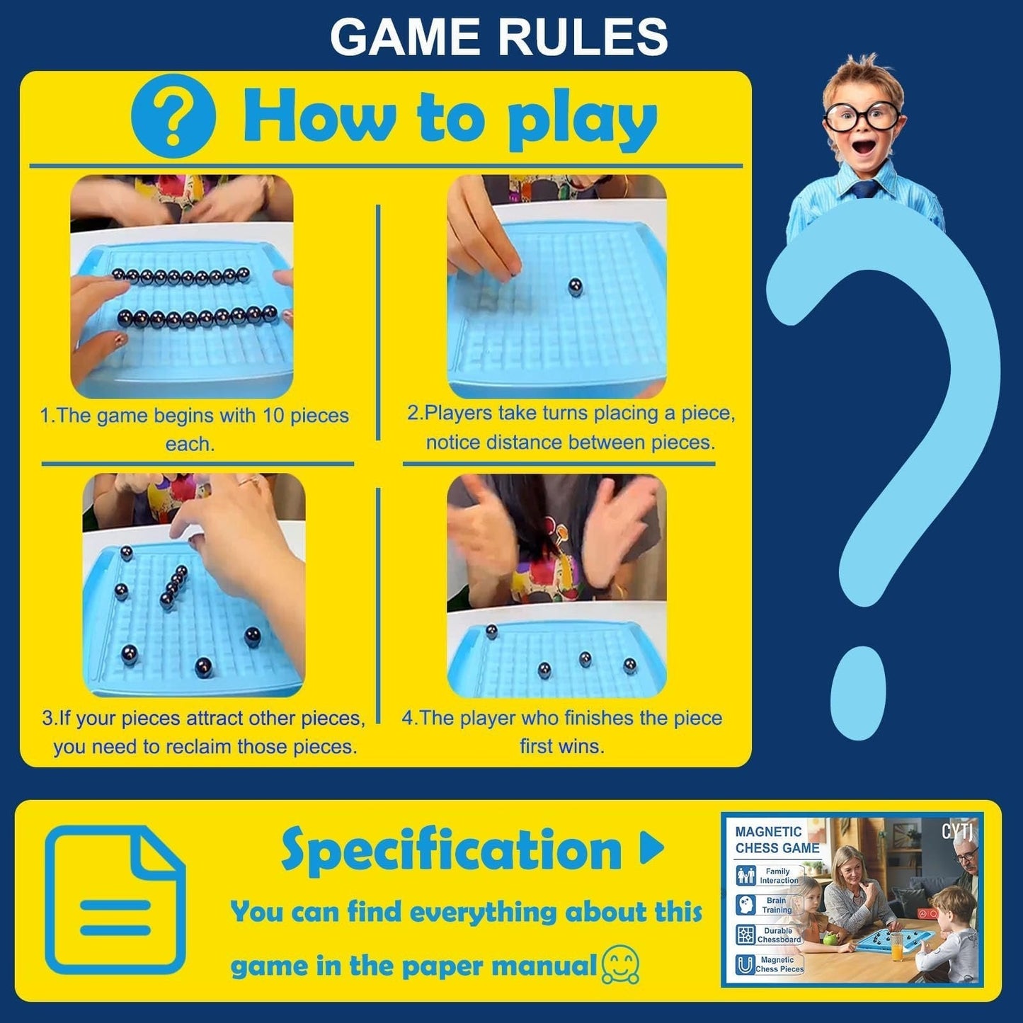 Magnetrix — Magnetic Strategy Board Game Set for Family Play