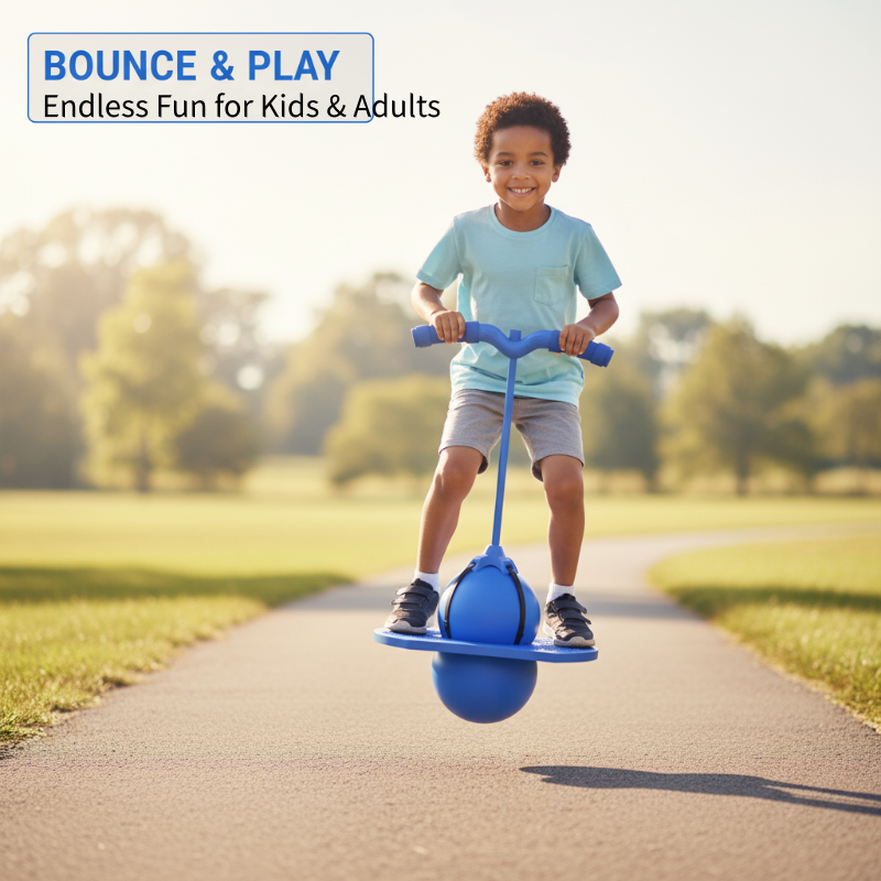 BounceVortex — Kids Balance Hopper Ball with Handle for Active Play
