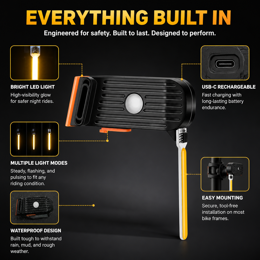 LumaGuard — Command the Night with Unbreakable, Eye-Catching Safety