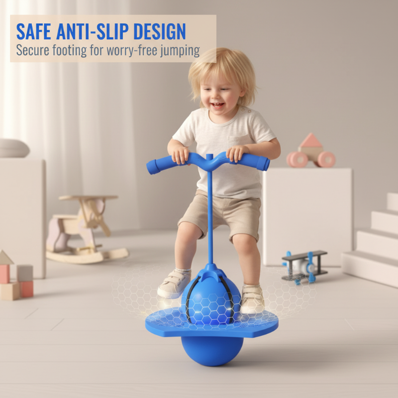 BounceVortex — Kids Balance Hopper Ball with Handle for Active Play