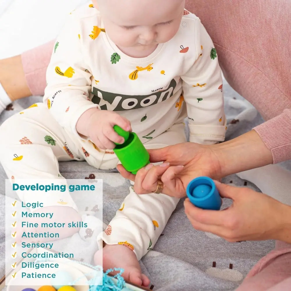 Montessori Color Sorting Toy – Safe & Educational for Toddlers