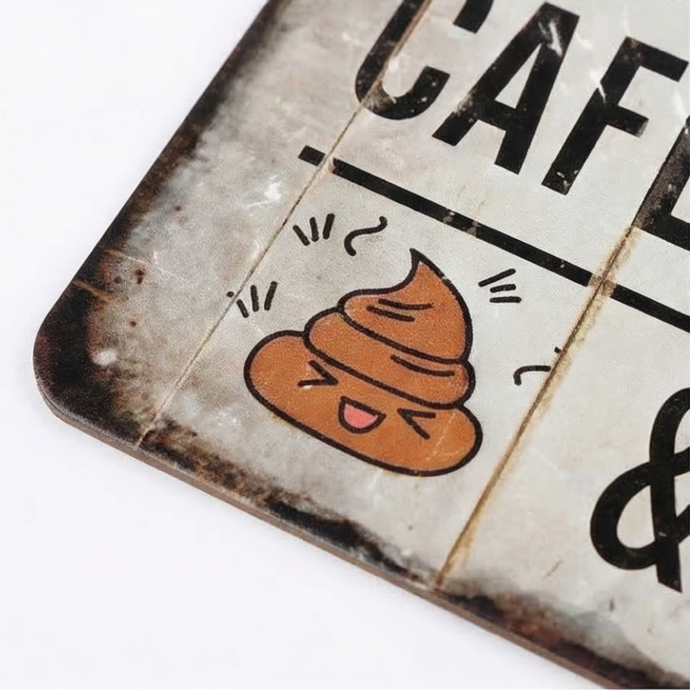 Bathroom Clarity and Fun Sign – No More Waiting Times!