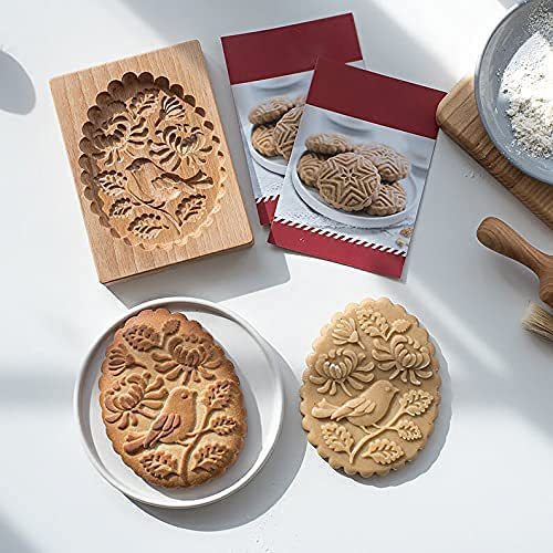 Wood patterned Cookie cutter - Embossing Mold For Cookies
