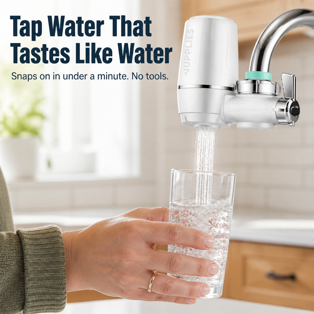 FlowPure™ — Strip Chlorine & Metal Taste from Your Tap in Under a Minute