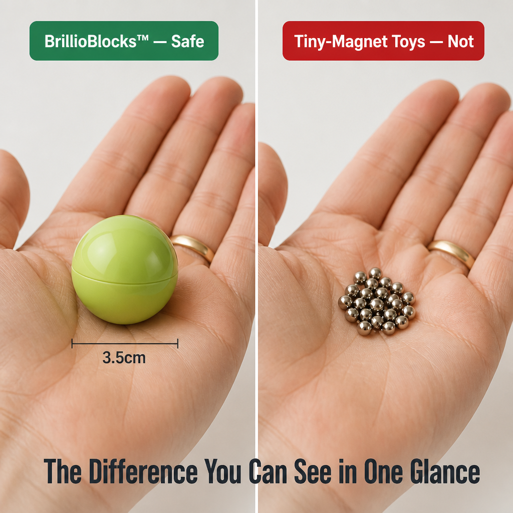 BrillioBlocks™ — Swap Screen Meltdowns for Two-Hour Magnetic Building Sessions