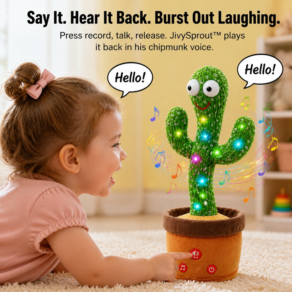 JivySprout™ — Get Your Toddler Talking, Dancing, and Off the Screen