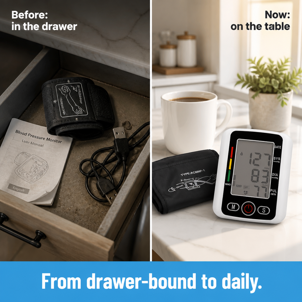 CardioVantage™ — Track Your Blood Pressure at Home With One-Button Spanish Voice Guidance