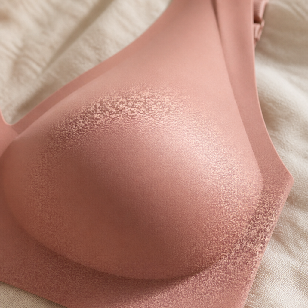 LumiFit™ – Wireless Seamless Bralette with Soft Padded V-Neck Cups