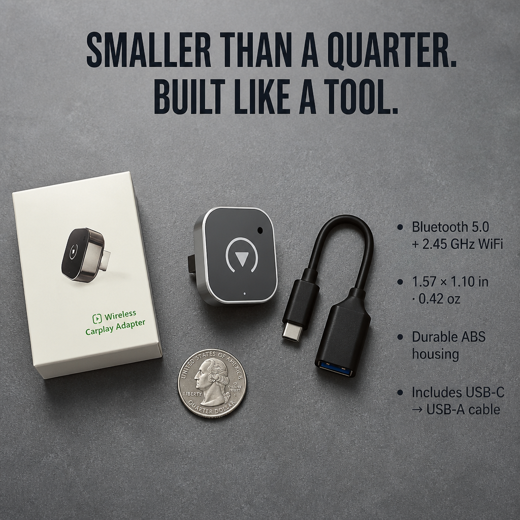 FluxWay™ — Cut the Cable and Auto-Connect Wireless CarPlay & Android Auto
