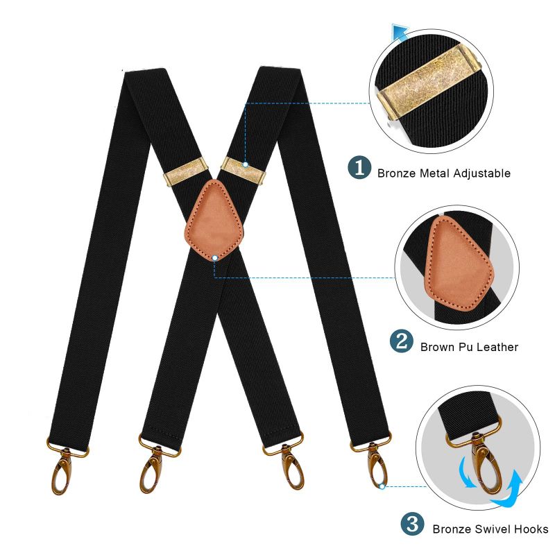 FlexHold Suspenders — All-Day Secure Fit Without Slipping