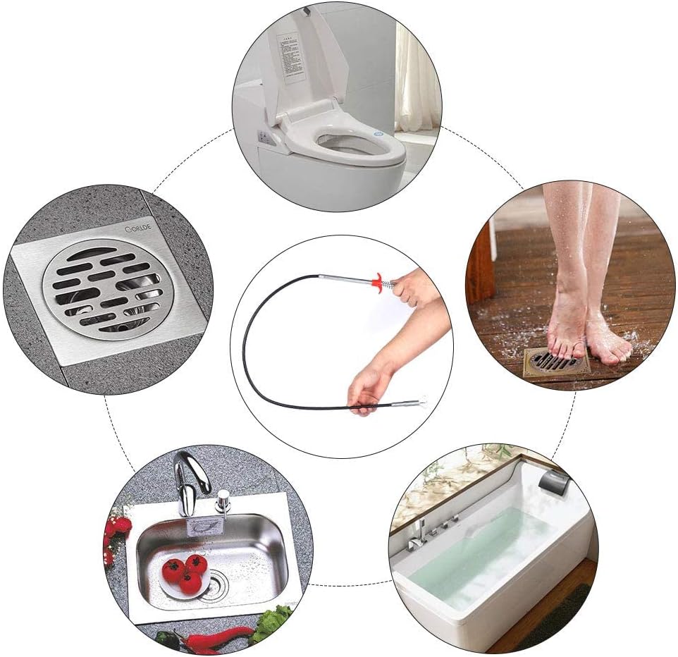 Drain Cleaning Tool - Gently Unclogs Pipes for a Stress-Free Home
