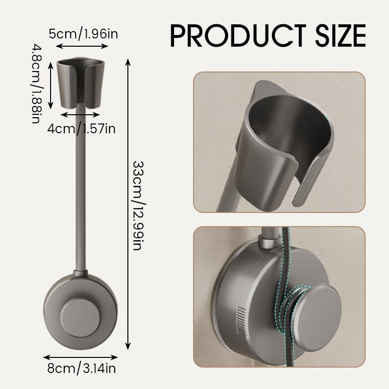 Hair Dryer Holder for Stress-Free Styling Without Muscle Pain or Clutter